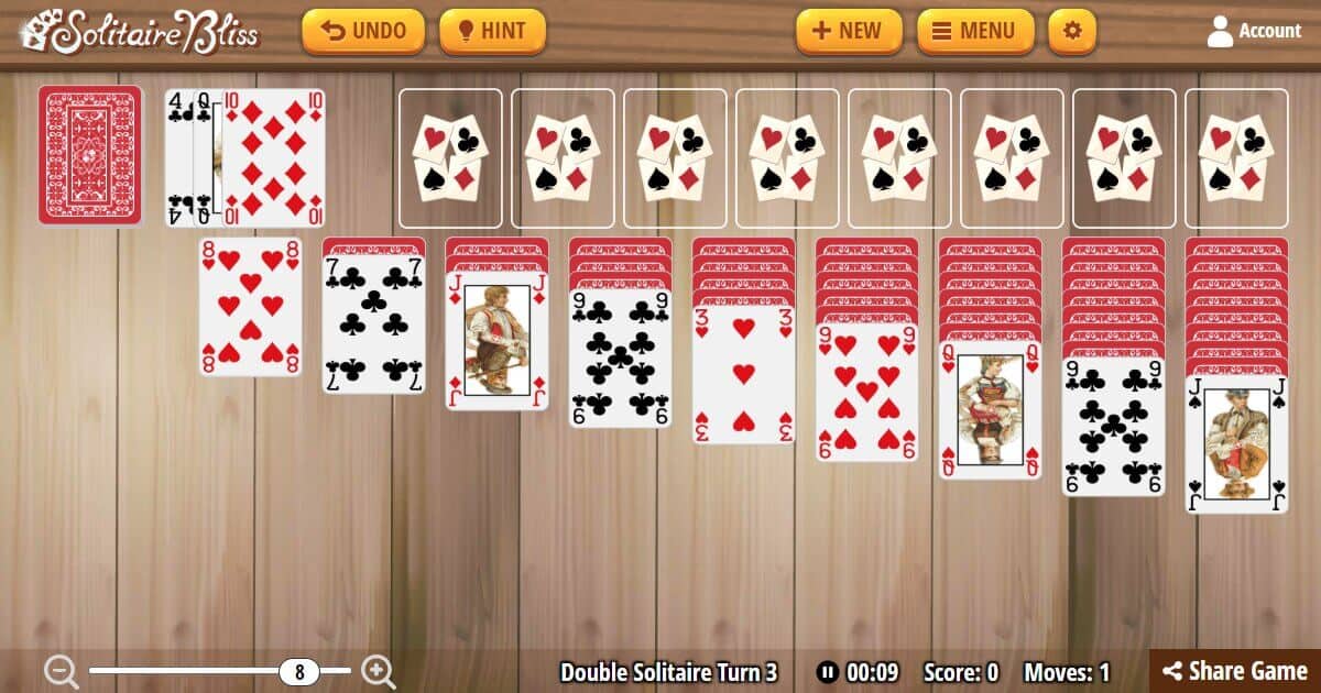 klondike solitaire turn one card