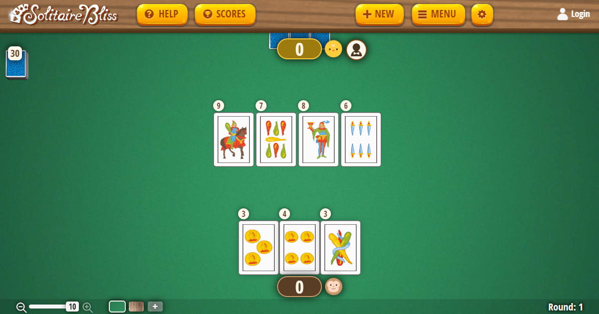 Play Scopa - Solitaire Bliss