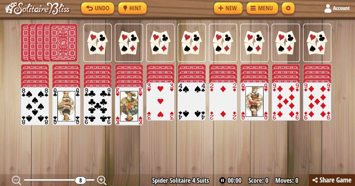 strategy for 2 suit spider solitaire