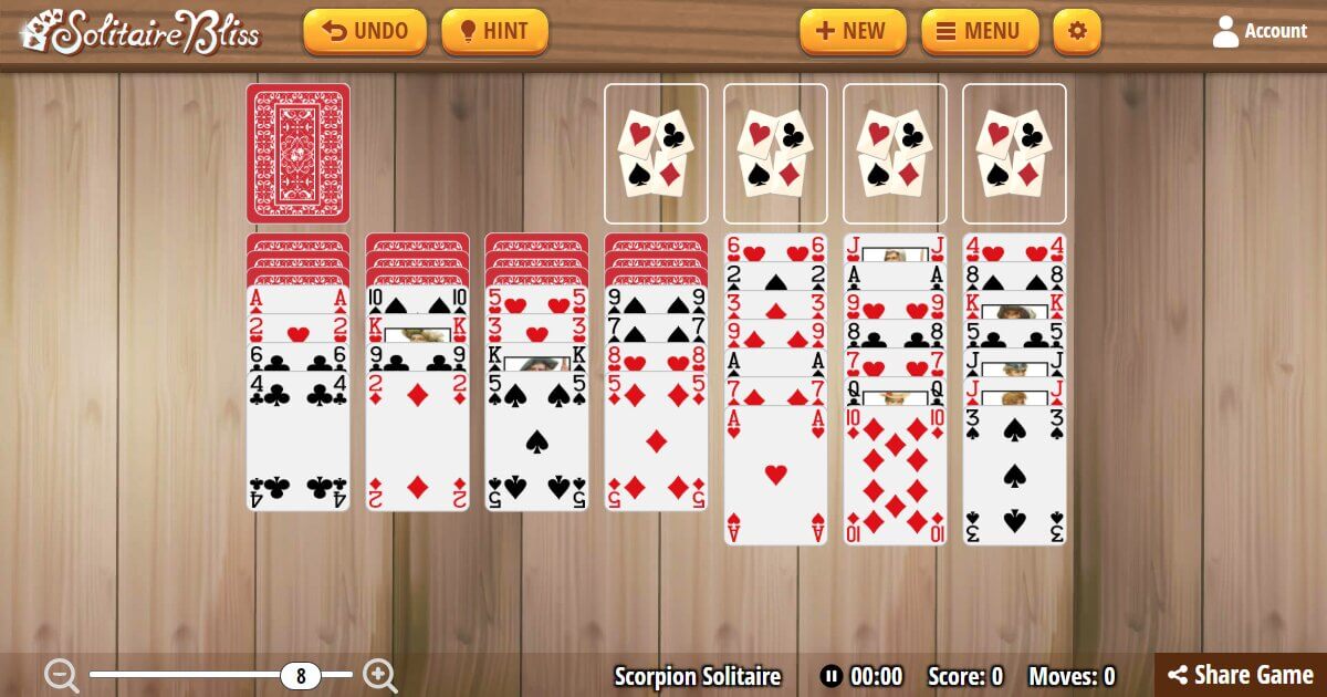 spider solitaire bliss 2
